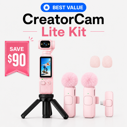 CreatorCam™ Lite Kit - Camera, Mic & Tripod