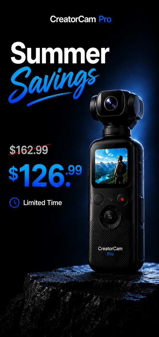 CreatorCam Pro™ 4K AI Vlogging Camera