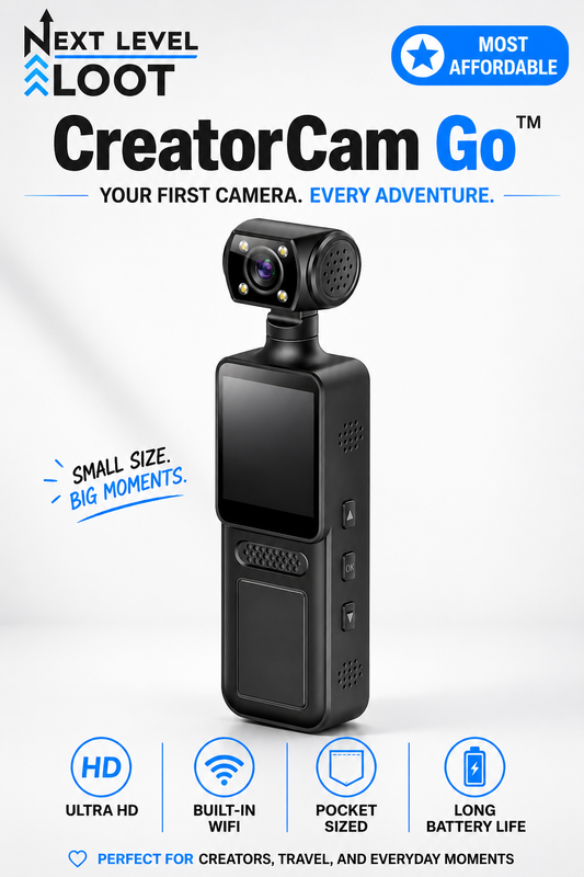 CreatorCam Go™ - 4K Vlogging Camera for Beginners