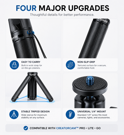 CreatorCam™ Pro Creator Kit -  Camera, Mic & Tripod