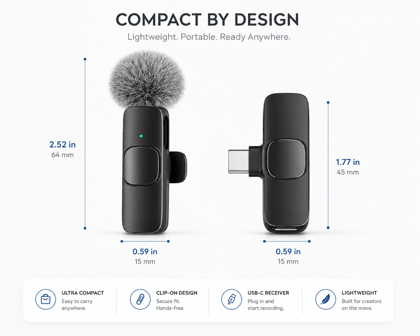 CreatorCam™ Pro Creator Kit -  Camera, Mic & Tripod
