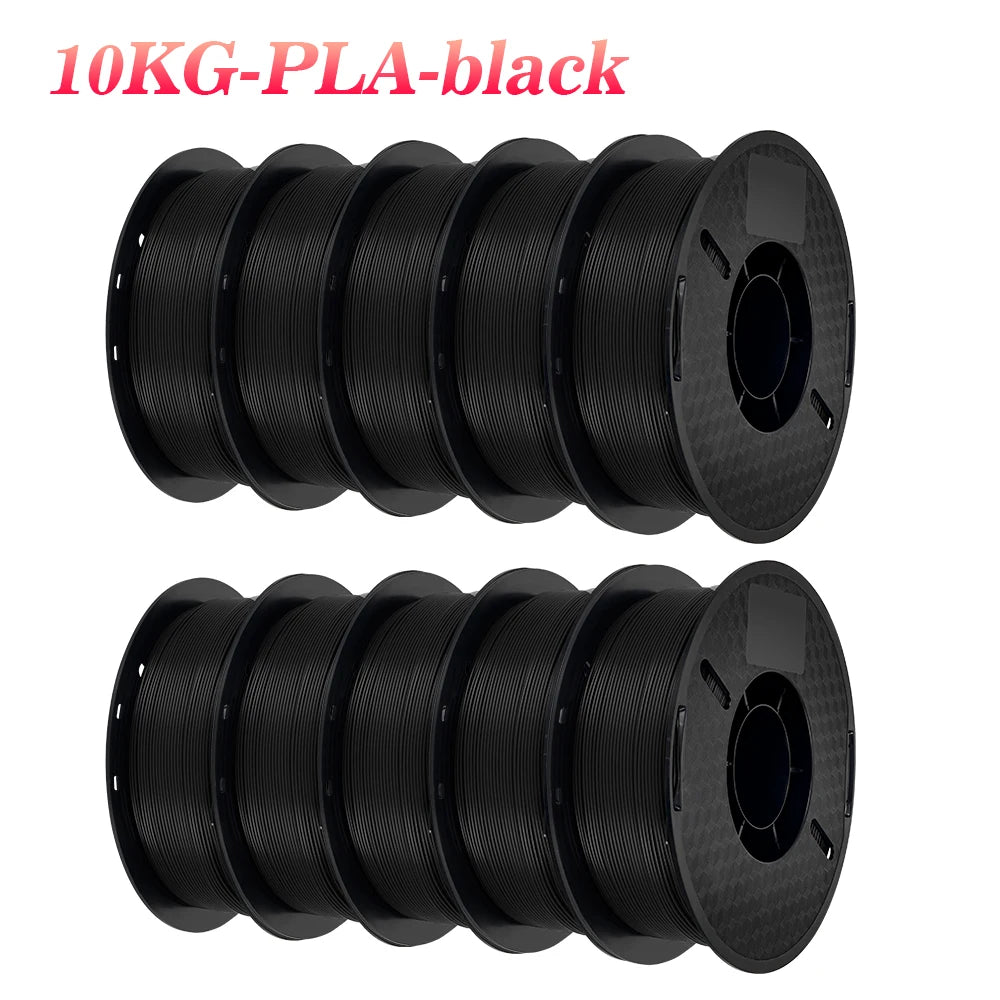 10KG/22LBS Multicolor PLA Filament 1KG/Roll 1.75mm For 3D Printer Material for 3D Printing 3D Printer Filament Free Shipping