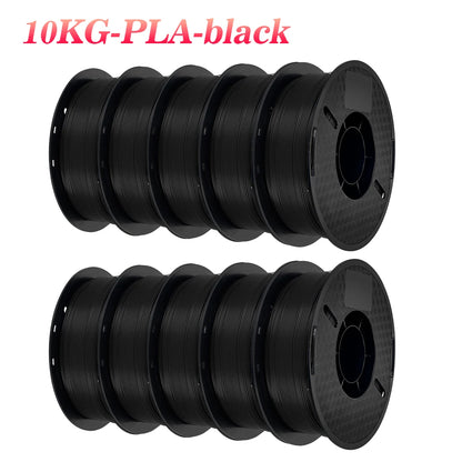 10KG/22LBS Multicolor PLA Filament 1KG/Roll 1.75mm For 3D Printer Material for 3D Printing 3D Printer Filament Free Shipping