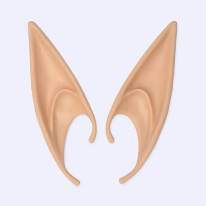 Vampire Fangs & Elf Ears Halloween Costume Accessories – Realistic Fake Teeth & Pointed Ears for Vampire, Elf & Cosplay Costumes