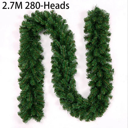Pine Garland for Christmas and Holiday Décor - 2.7M