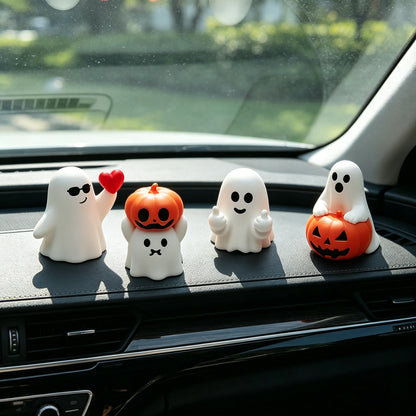 Tiny Boo Crew™ – Mini Ghost & Pumpkin Halloween Figurines