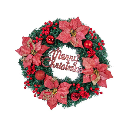 Christmas Wreath for Holiday Outdoor - GOLD, RED OR BLUE