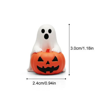 Tiny Boo Crew™ – Mini Ghost & Pumpkin Halloween Figurines