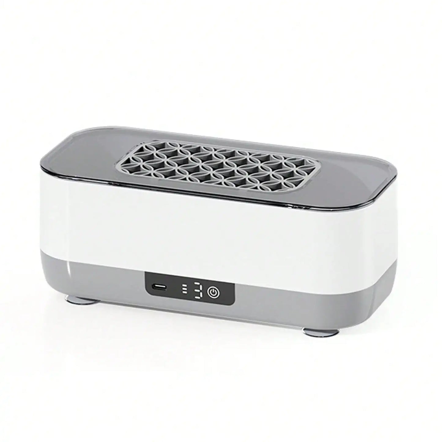 Makeup Brush Cleaning Case, Jewelry Automatic 360 ° Deep Cleaning Tool, Ultra Portable, USB Charging, High-Frequency Vibration