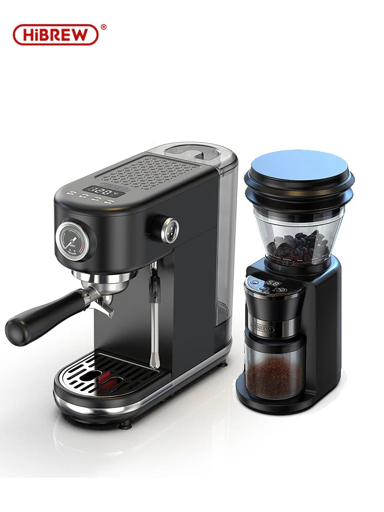 HiBREW 20Bar Semi Automatic Espresso Coffee Machine Temperature Adjustable Cold/Hot Super Slim Coffee Maker Cappuccino H10B