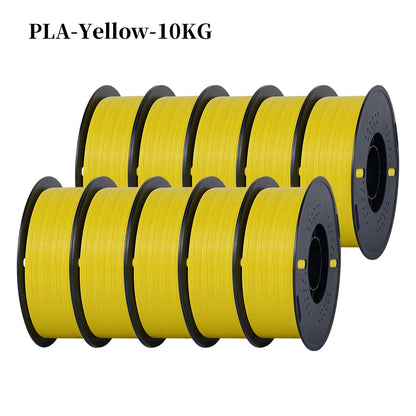 10KG/22LBS Multicolor PLA Filament 1KG/Roll 1.75mm For 3D Printer Material for 3D Printing 3D Printer Filament Free Shipping