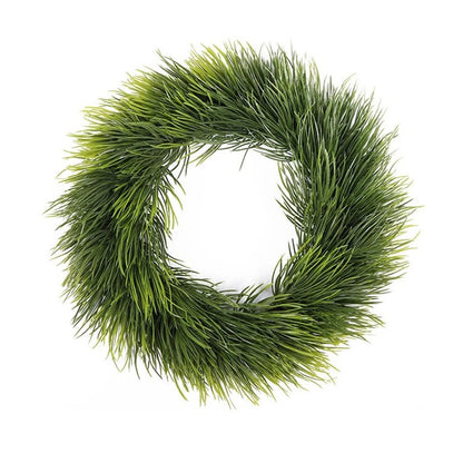 Faux Pine Cedar Christmas Wreaths For Front Door Holiday Décor - Classic, Snowy, Round, Pine, Cedar