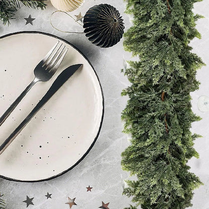 Faux Cedar Garland For Christmas and Holiday Décor - Multiple Lengths