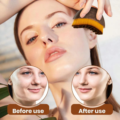 ContourGlow™ Facial Massage Brush | Soft Face & Jawline Massage Tool for Skincare Routine & Lymphatic Massage