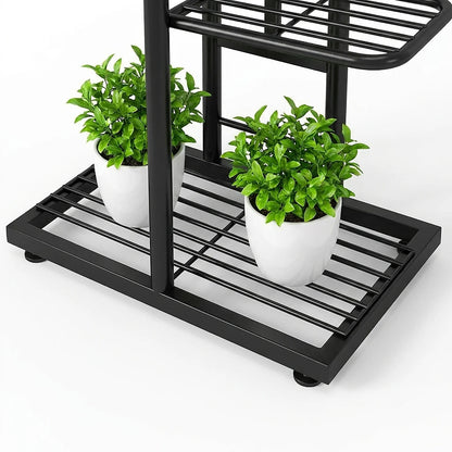 5-Tier Metal Plant Stand for Indoor & Outdoor Plants