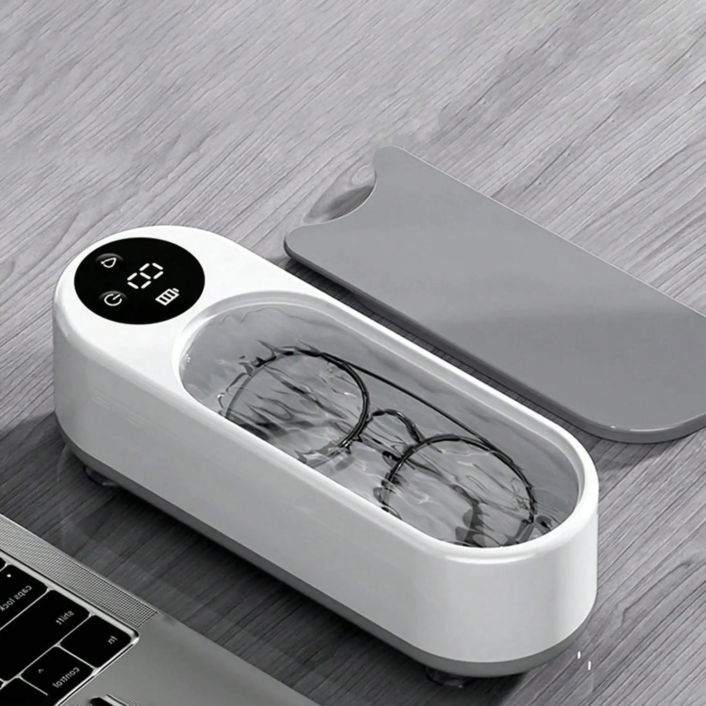 Makeup Brush Cleaning Case, Jewelry Automatic 360 ° Deep Cleaning Tool, Ultra Portable, USB Charging, High-Frequency Vibration