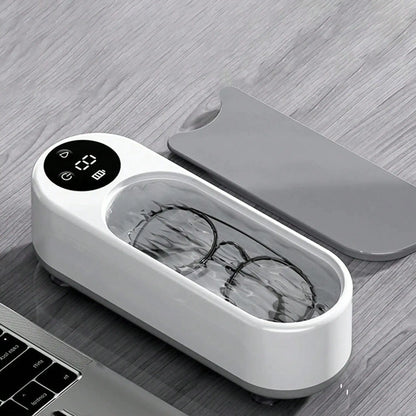 Makeup Brush Cleaning Case, Jewelry Automatic 360 ° Deep Cleaning Tool, Ultra Portable, USB Charging, High-Frequency Vibration