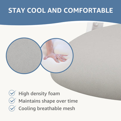 Ergonomic Mesh Office Chair with Adjustable Headrest & Flip-Up Arms