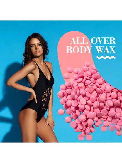 VIILIFE Waxing Kit Women Men Wax Warmer Hair Removal At Home With 6 Bags Beans Body Waxing For Eyebrows Nose Cheeks Arms Bikinis