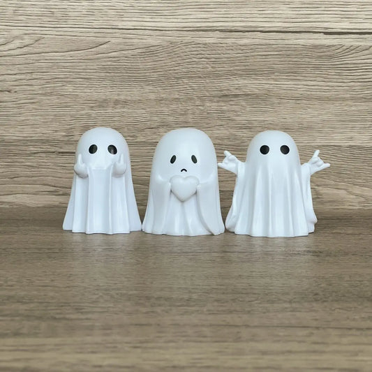 Cute Ghost Figurines - Small