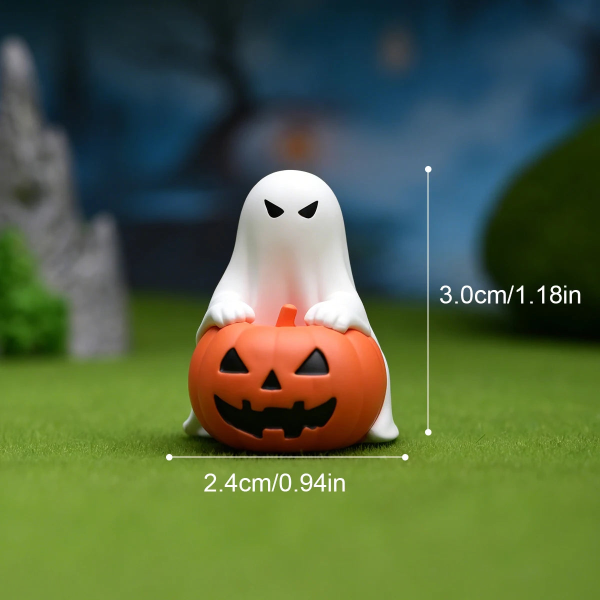 Tiny Boo Crew™ – Mini Ghost & Pumpkin Halloween Figurines