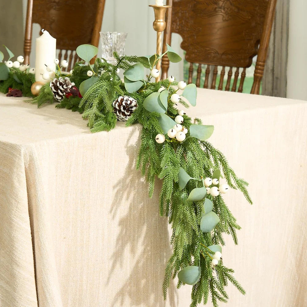 Norfolk Pine Garland for Christmas, Holiday Season