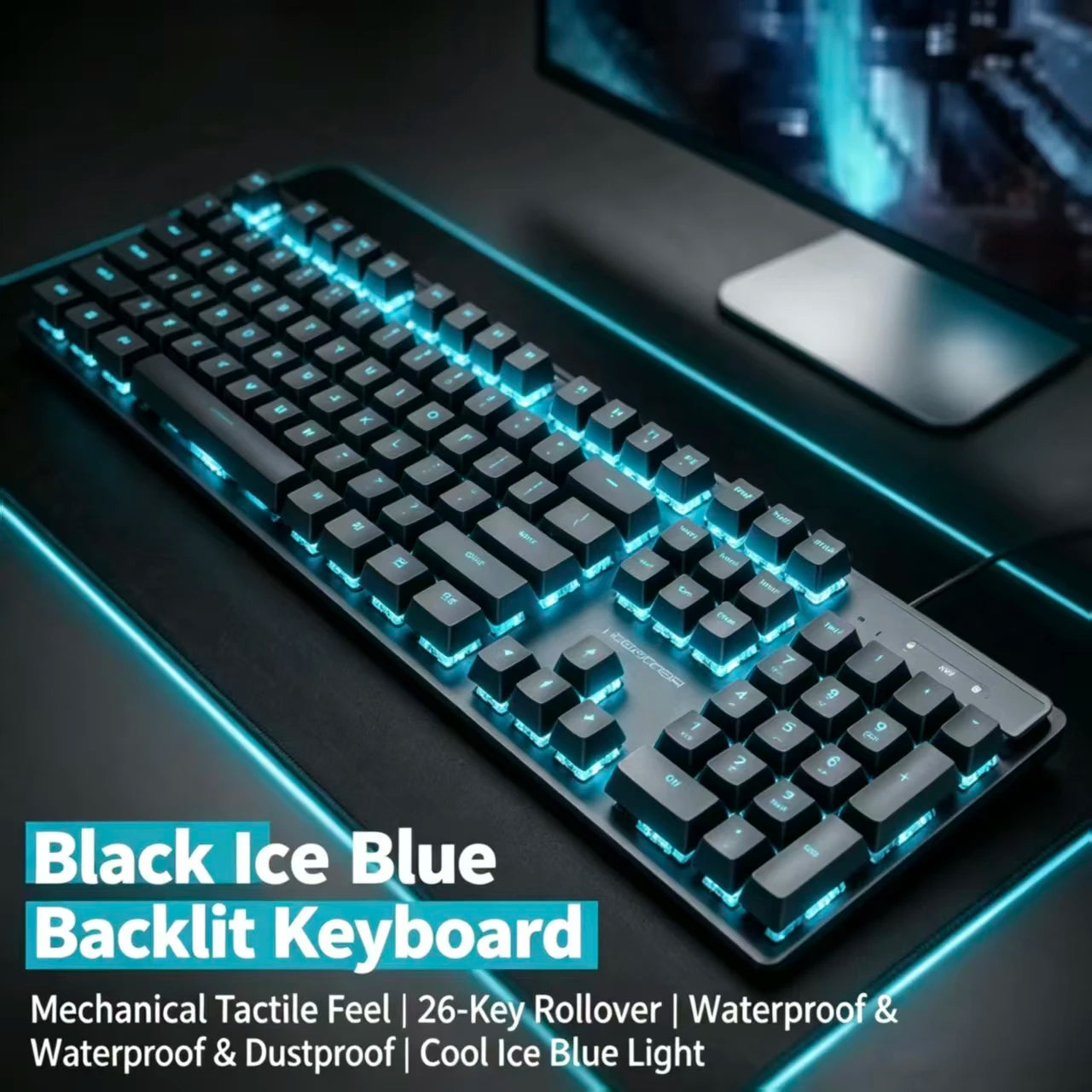 Pro-Pioneer GX330 Wired Mechanical-Feel Gaming Keyboard And Mouse Set - Desktop Gaming Peripherals