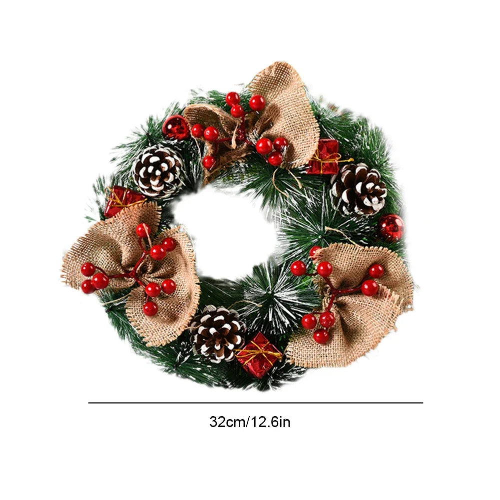 Christmas and Holiday Wreaths - Cedar, Pinecone, Berry, Snowy, Poinsettia