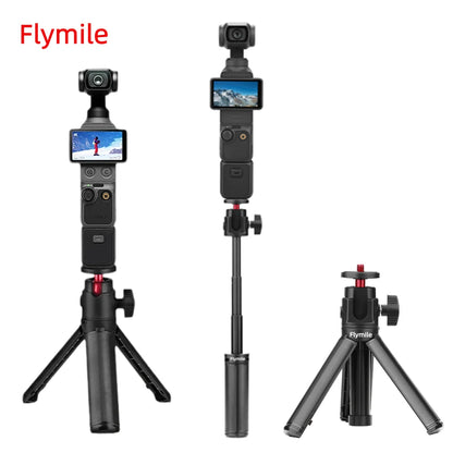 Flymile Selfie Stick Tripod for DJI Osmo Pocket 4 3 Action 6 5 Pro/GoPro/Insta360 X5 Ace Pro 2 Accessories Vlog Extendable Rod