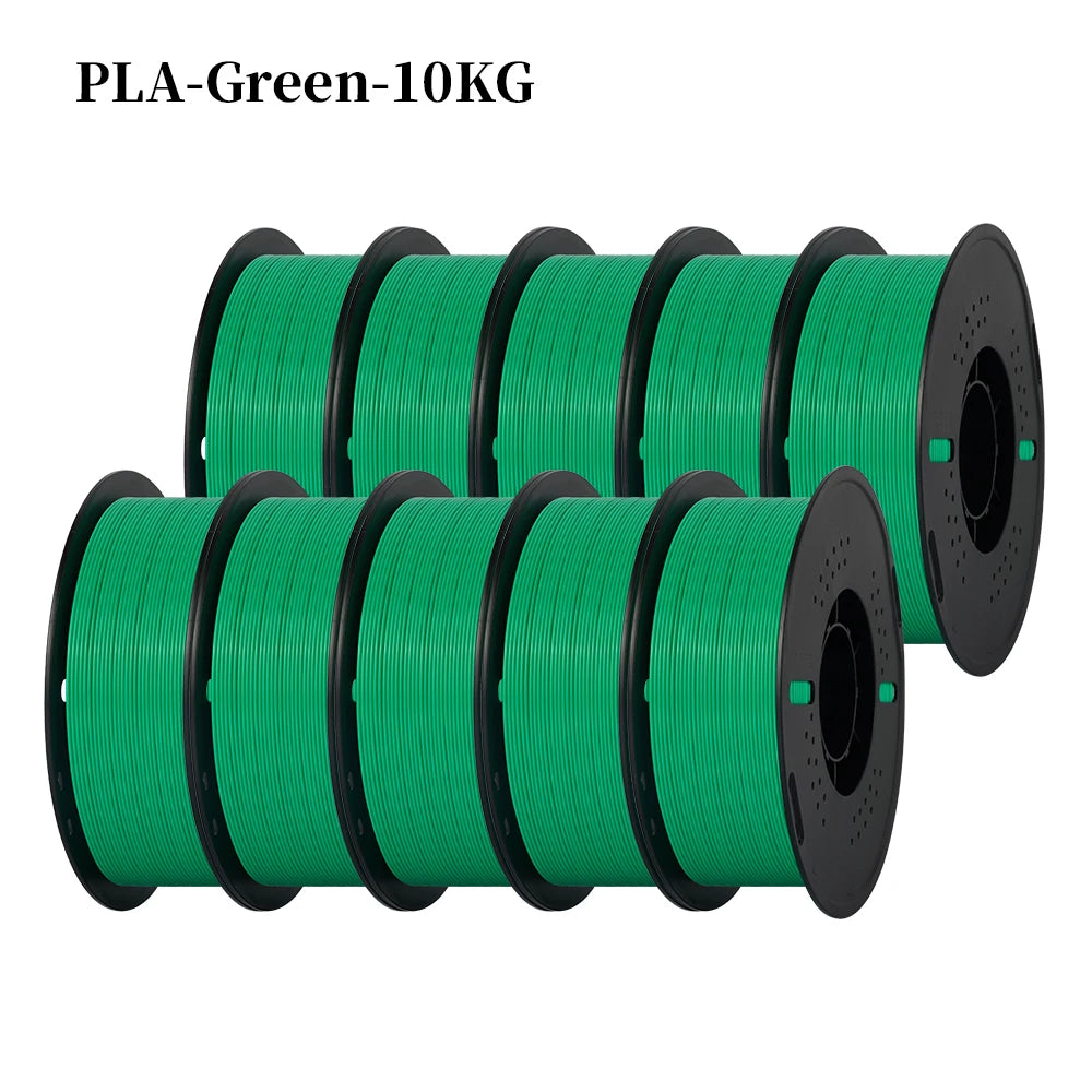 10KG/22LBS Multicolor PLA Filament 1KG/Roll 1.75mm For 3D Printer Material for 3D Printing 3D Printer Filament Free Shipping