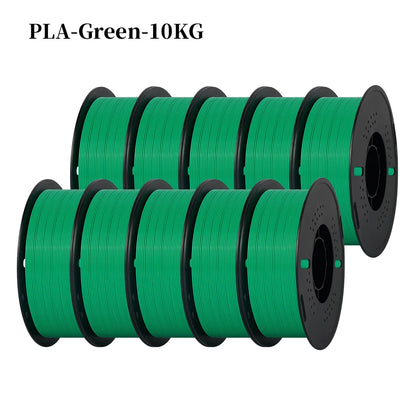 10KG/22LBS Multicolor PLA Filament 1KG/Roll 1.75mm For 3D Printer Material for 3D Printing 3D Printer Filament Free Shipping