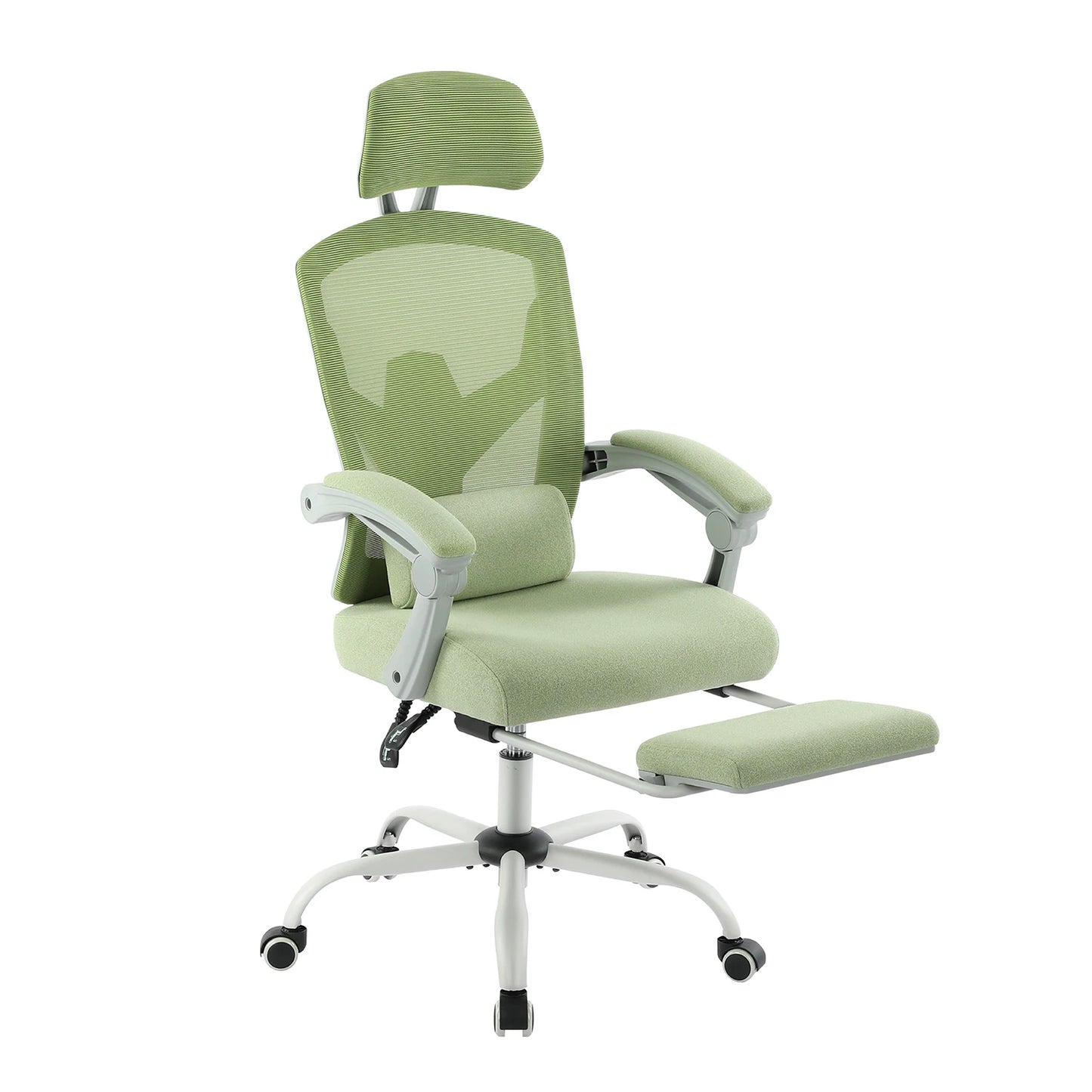 Ergonomic High-Back Mesh Reclining Office & Gaming Chair with Footrest