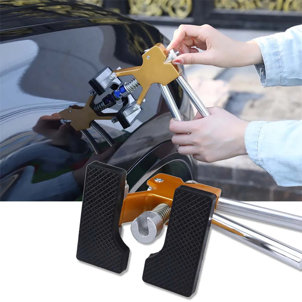 Car Dent Puller Kit for Dent Removal, Paintless Dent Removal Kit Slide Hammer T-Bar, Dent Remover Tool for Car Door Ding Repair