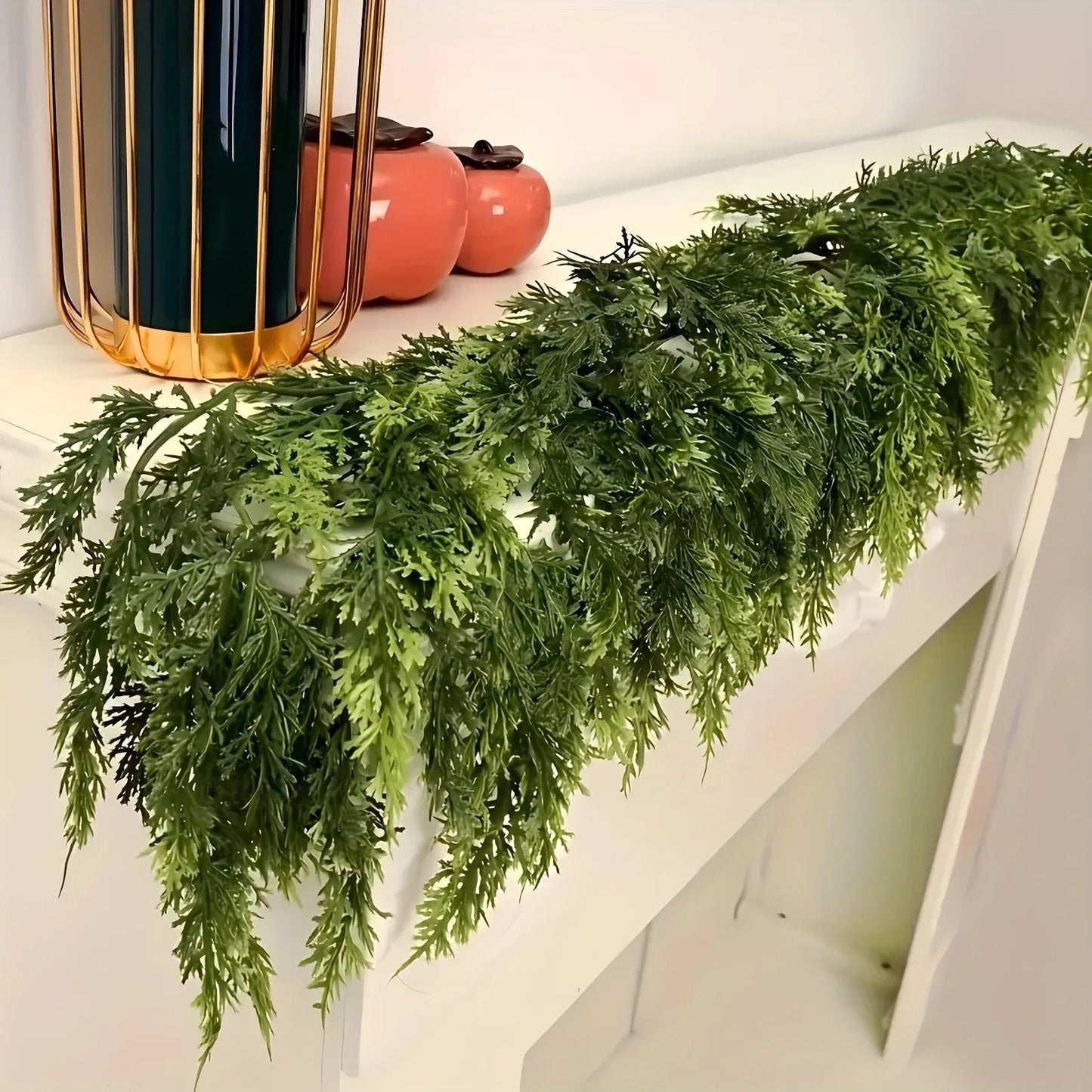 6FT Cedar Garland, Artificial, Christmas Decor