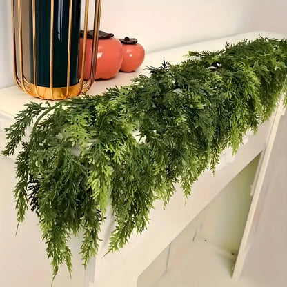 6FT Cedar Garland, Artificial, Christmas Decor