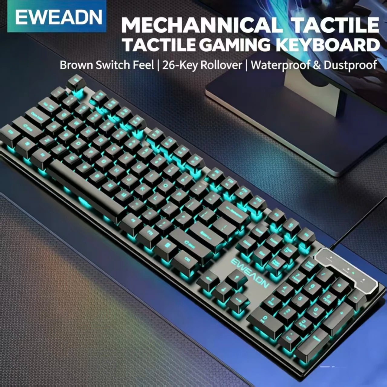 Pro-Pioneer GX330 Wired Mechanical-Feel Gaming Keyboard And Mouse Set - Desktop Gaming Peripherals