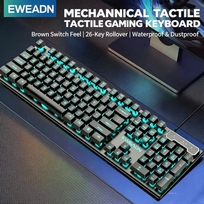 Pro-Pioneer GX330 Wired Mechanical-Feel Gaming Keyboard And Mouse Set - Desktop Gaming Peripherals