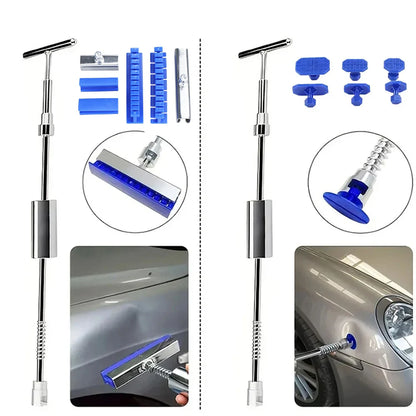 Car Dent Puller Kit for Dent Removal, Paintless Dent Removal Kit Slide Hammer T-Bar, Dent Remover Tool for Car Door Ding Repair