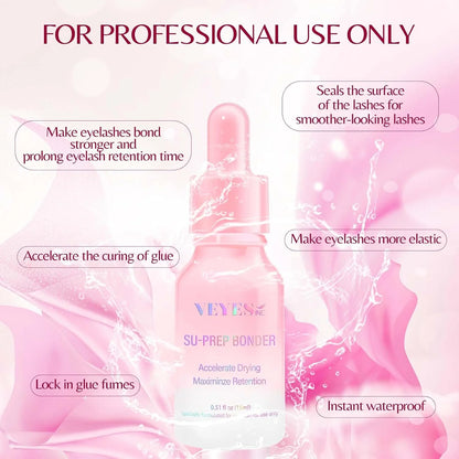 Veyes Inc 15ml Lashes Super Bonder Fixing Agent For Eyelash Extensions Veyelash Primer For Glue Adhesive Help Quick Desiccant