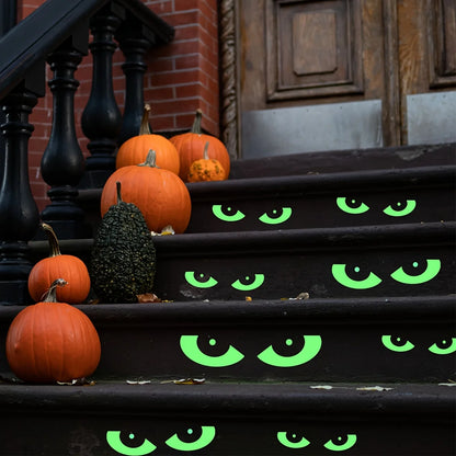 Glow in The Dark Halloween Eyes -  Outdoor Halloween Decor