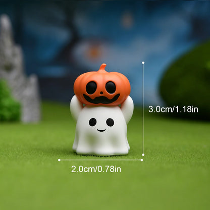 Tiny Boo Crew™ – Mini Ghost & Pumpkin Halloween Figurines