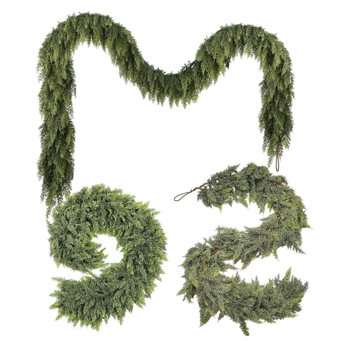 Cedar Garlands for Holiday and Christmas Décor