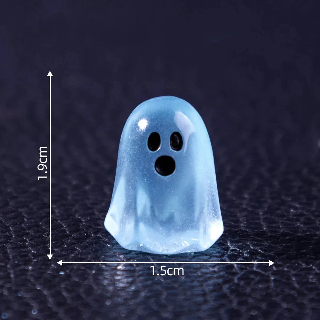 Miniature Glowing Ghost Figures