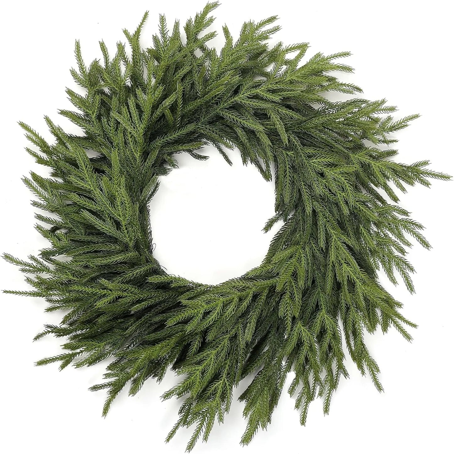 Norfolk Pine Christmas Wreath for Christmas and Holiday Décor - Multiple Styles