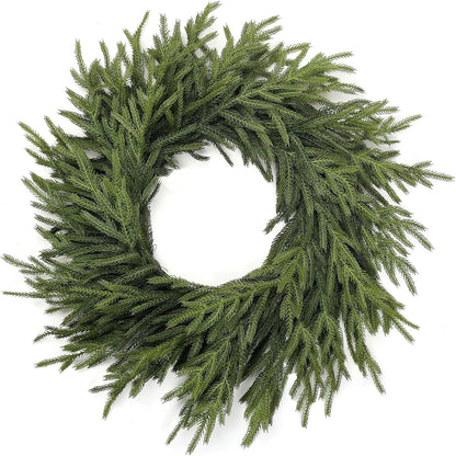 Norfolk Pine Christmas Wreath for Christmas and Holiday Décor - Multiple Styles