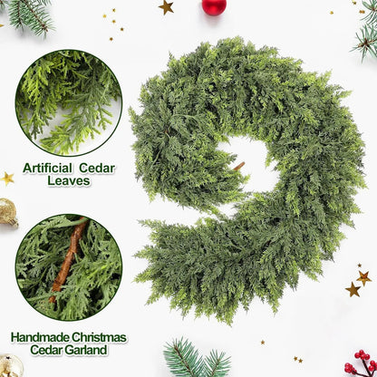 Cedar Garlands for Holiday and Christmas Décor