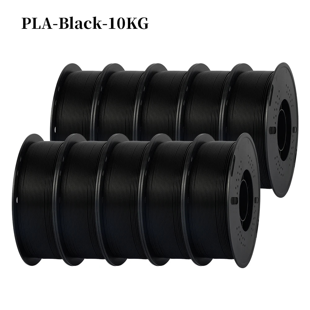 10KG/22LBS Multicolor PLA Filament 1KG/Roll 1.75mm For 3D Printer Material for 3D Printing 3D Printer Filament Free Shipping
