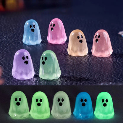 Miniature Glowing Ghost Figures