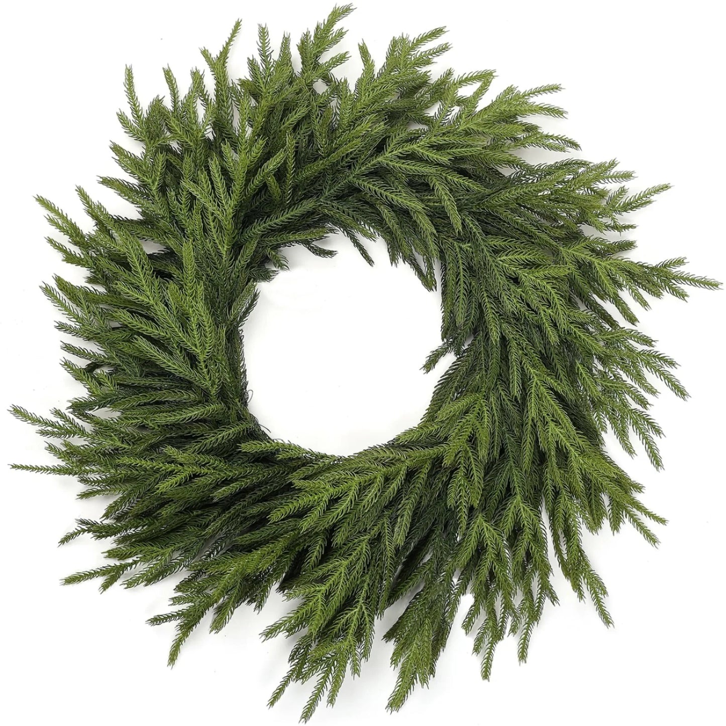 Norfolk Pine Christmas Wreath for Christmas and Holiday Décor - Multiple Styles