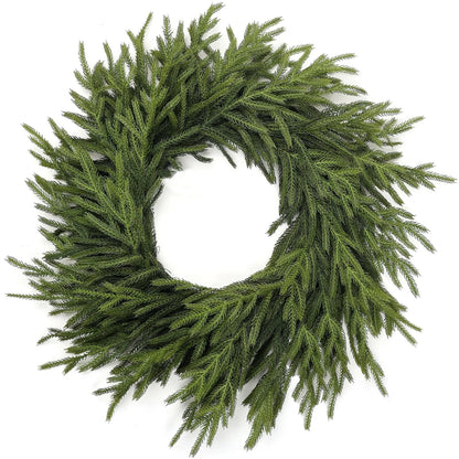 Norfolk Pine Christmas Wreath for Christmas and Holiday Décor - Multiple Styles